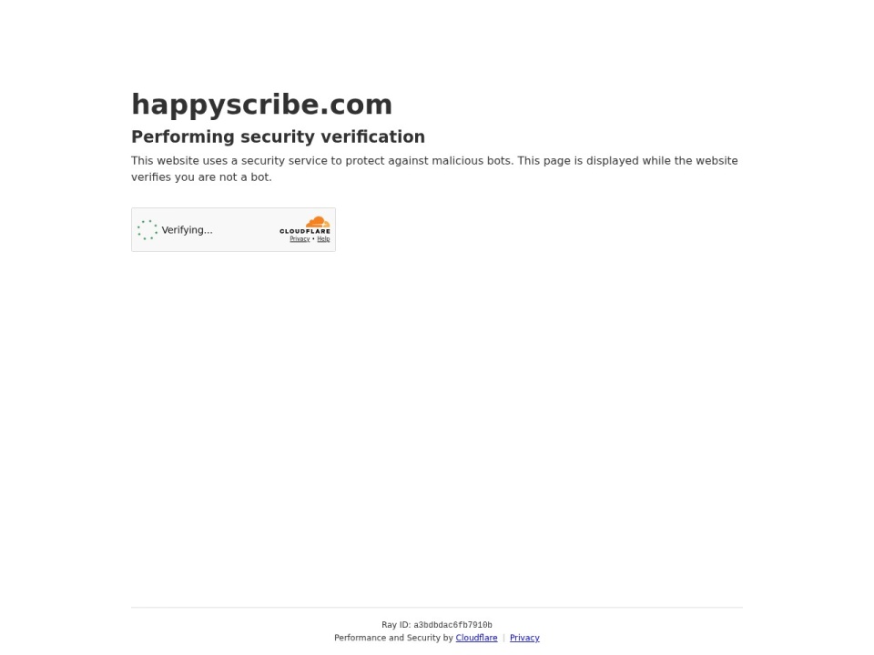 Happyscribe preview