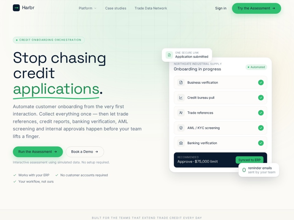 Credit Onboarding Automation preview