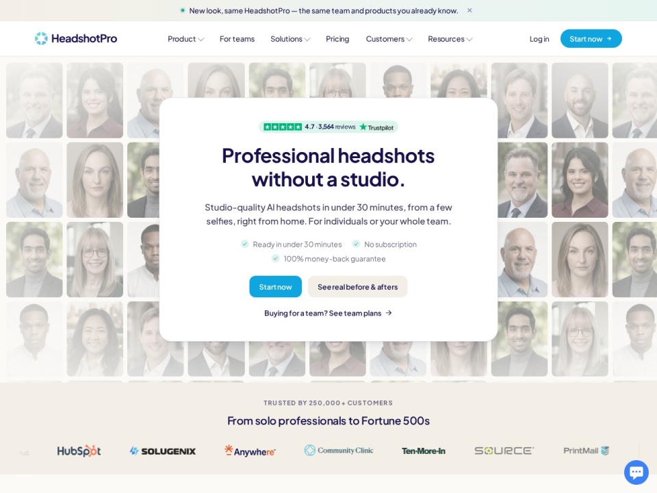 Headshot Pro preview