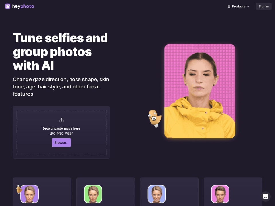 Heyphoto preview