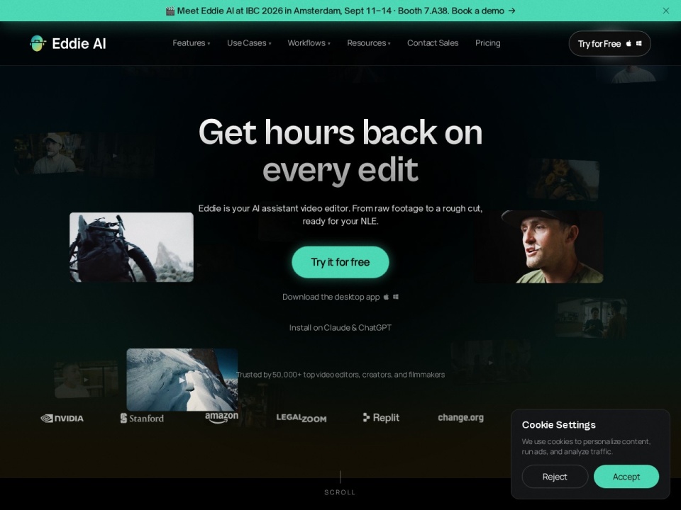 Eddie Your AI Video Editor preview