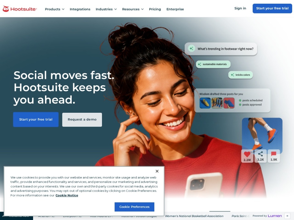 Hootsuite preview