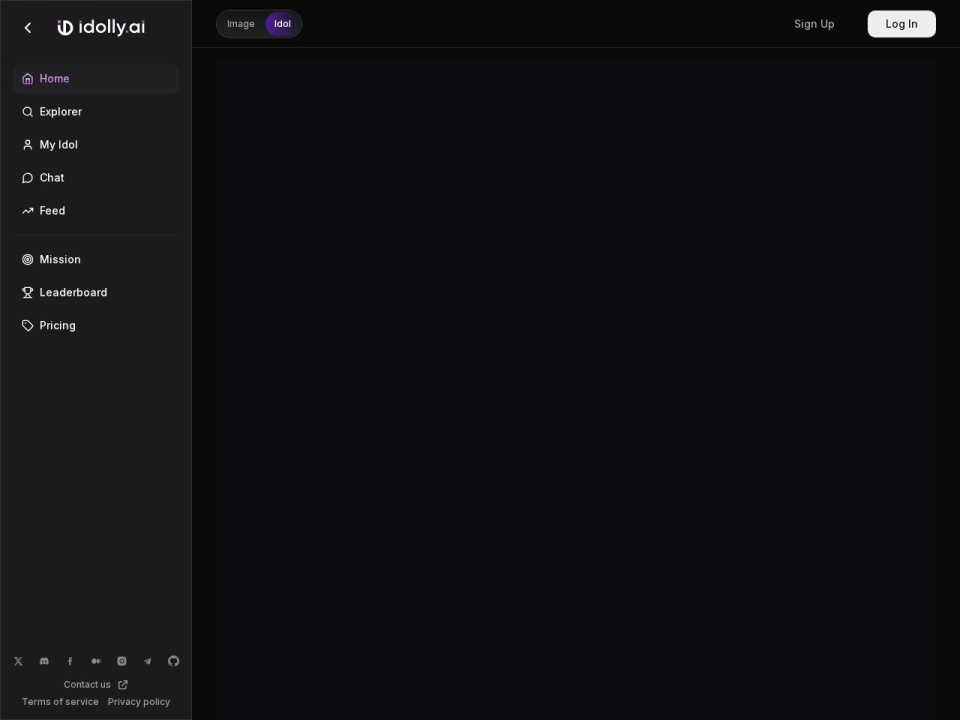 Idolly AI preview