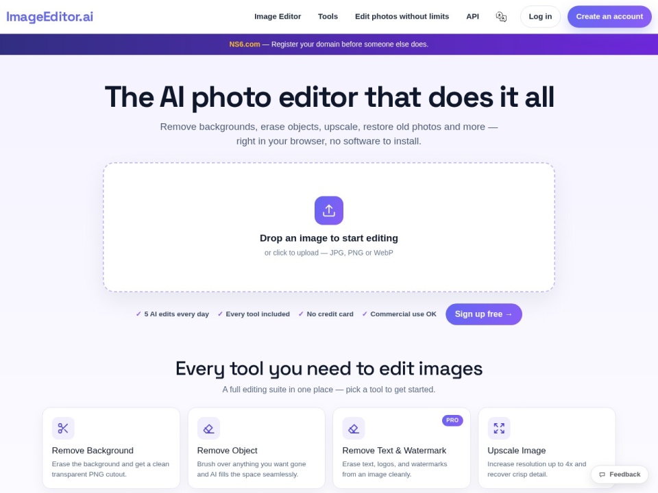 Imageeditor.ai preview