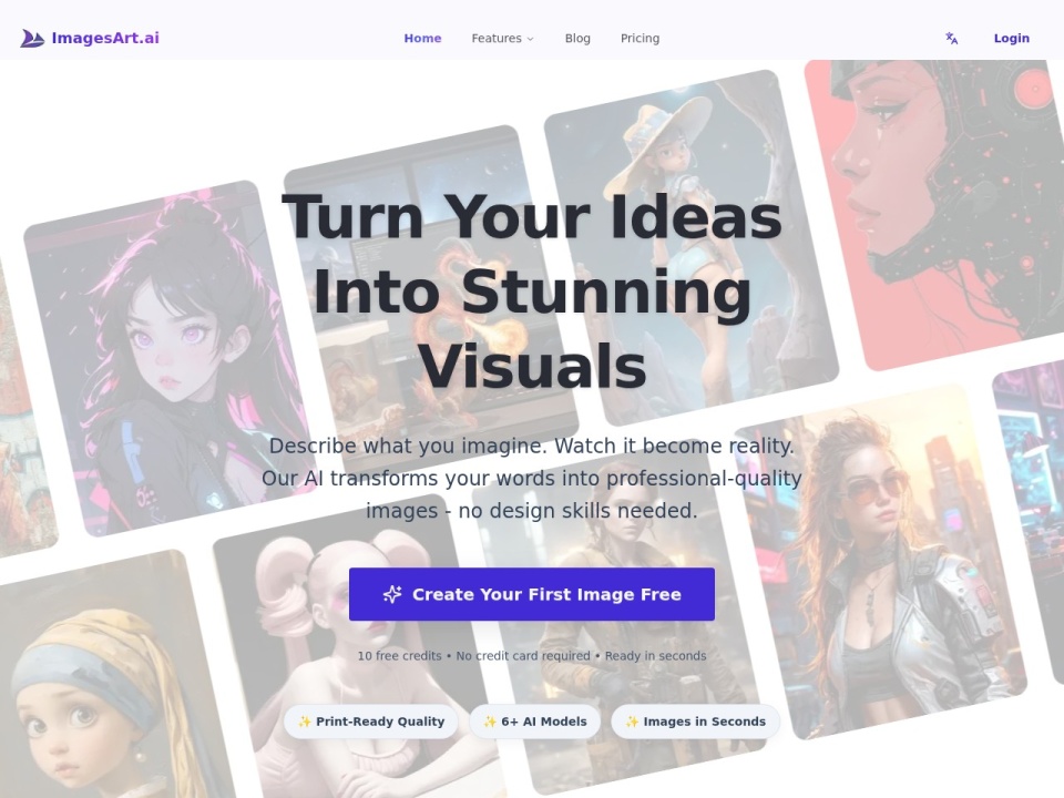Imagesart AI preview