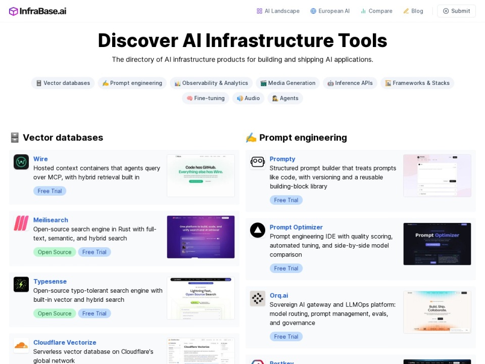 Infrabase AI preview