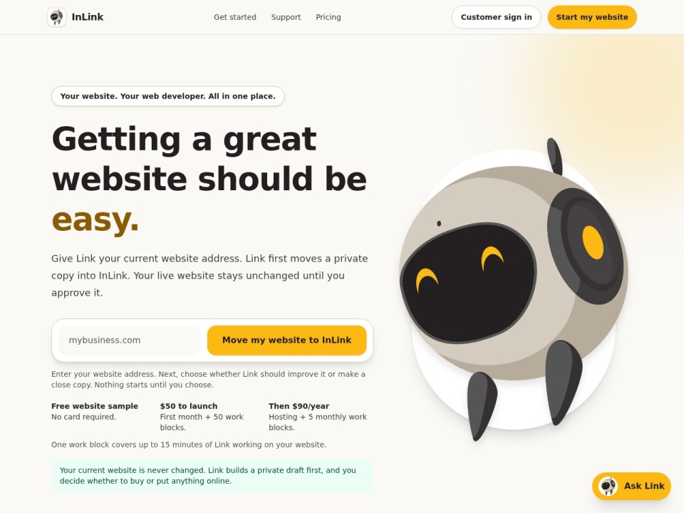 Inlink preview