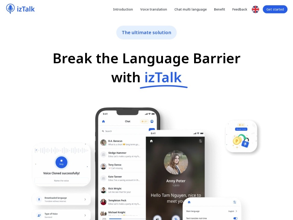 izTalk preview