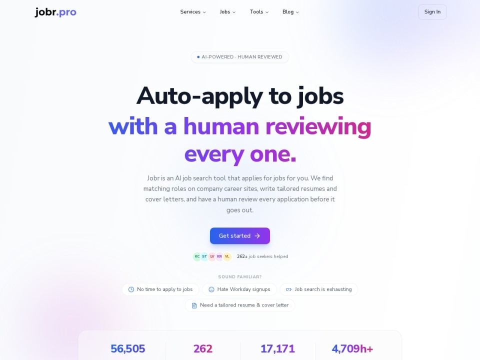 Jobr Pro preview