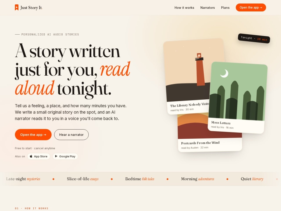 Just Story It preview