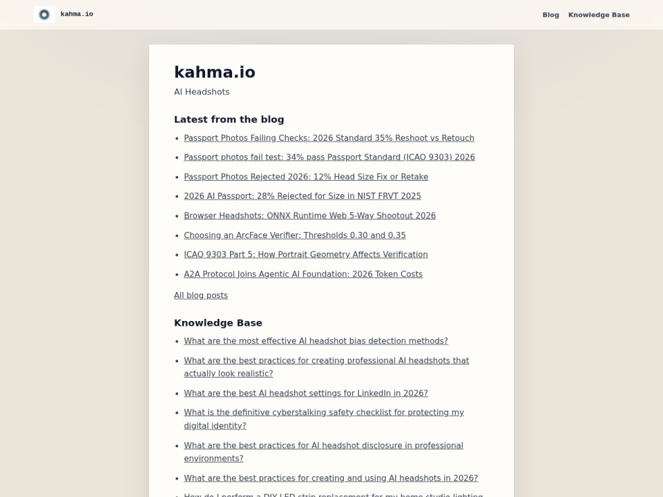 Kahma preview