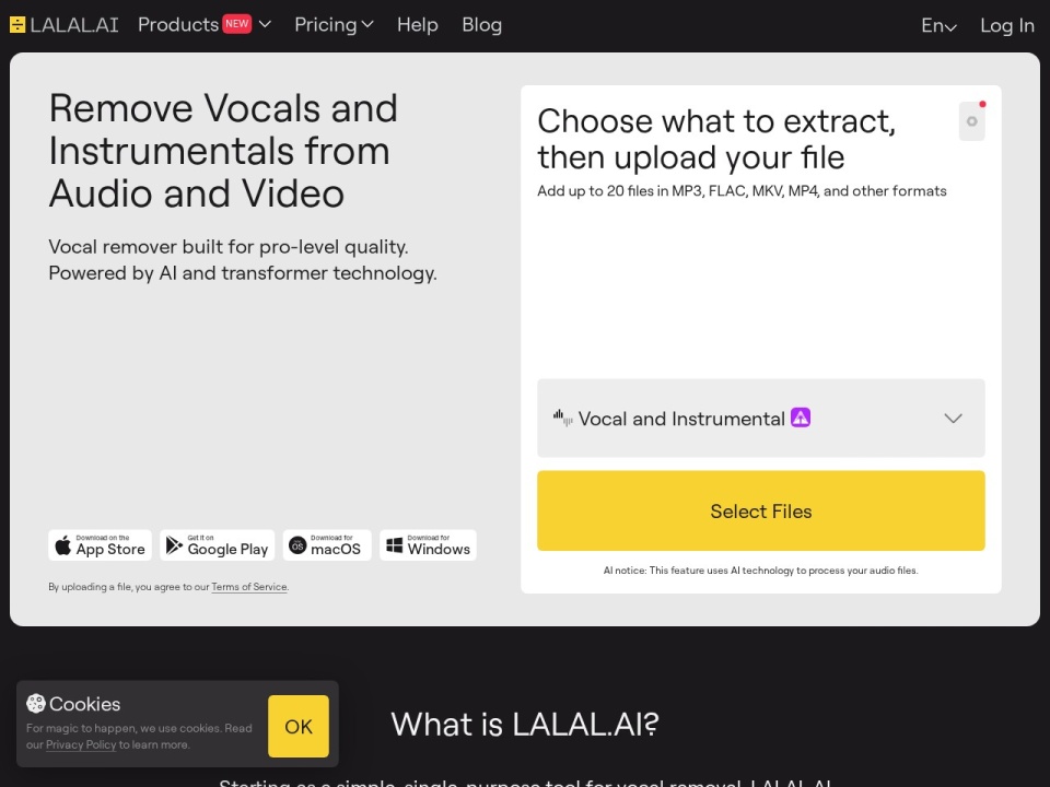 Lalal.ai preview