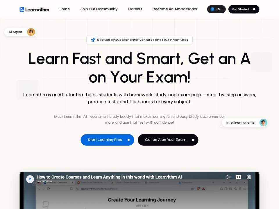 Learnrithm AI preview