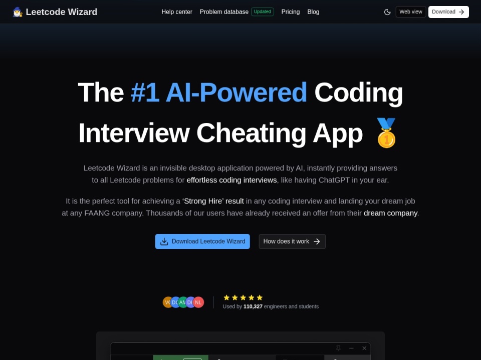 Leetcode Wizard preview
