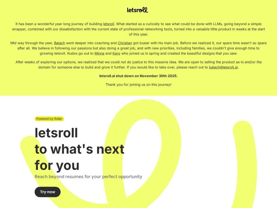 Letsroll AI preview