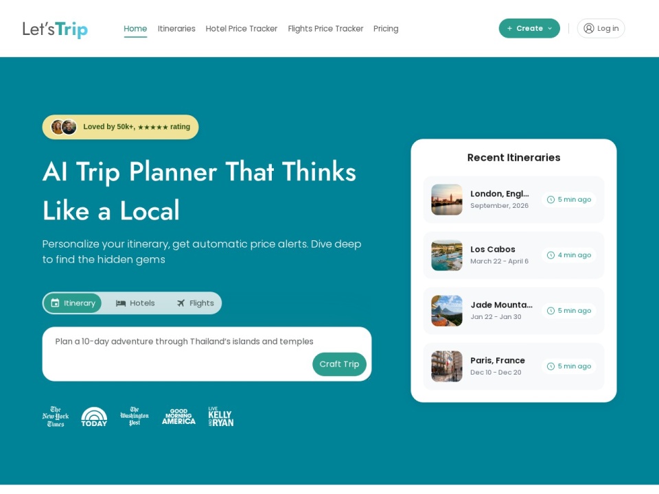 Let S Trip AI preview