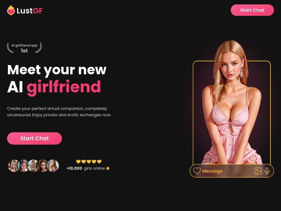 Lustgf AI Girlfriend preview