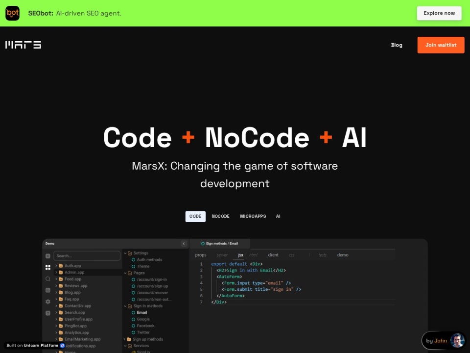 MarsX preview