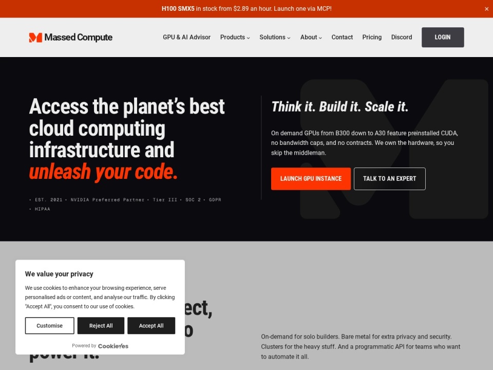 Massedcompute preview