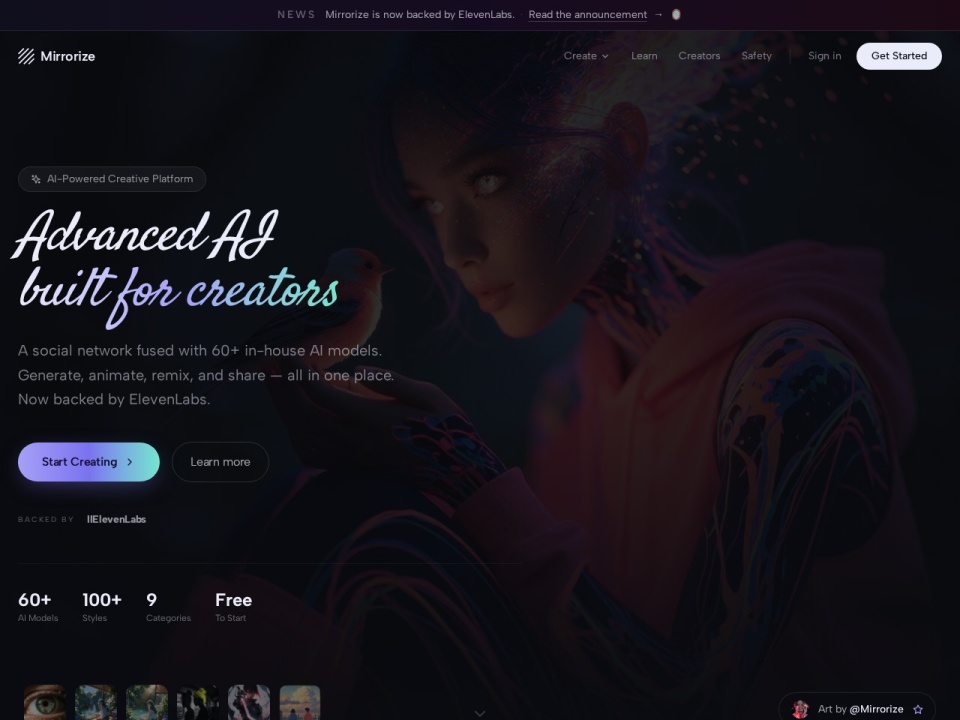 Mirrorize AI preview