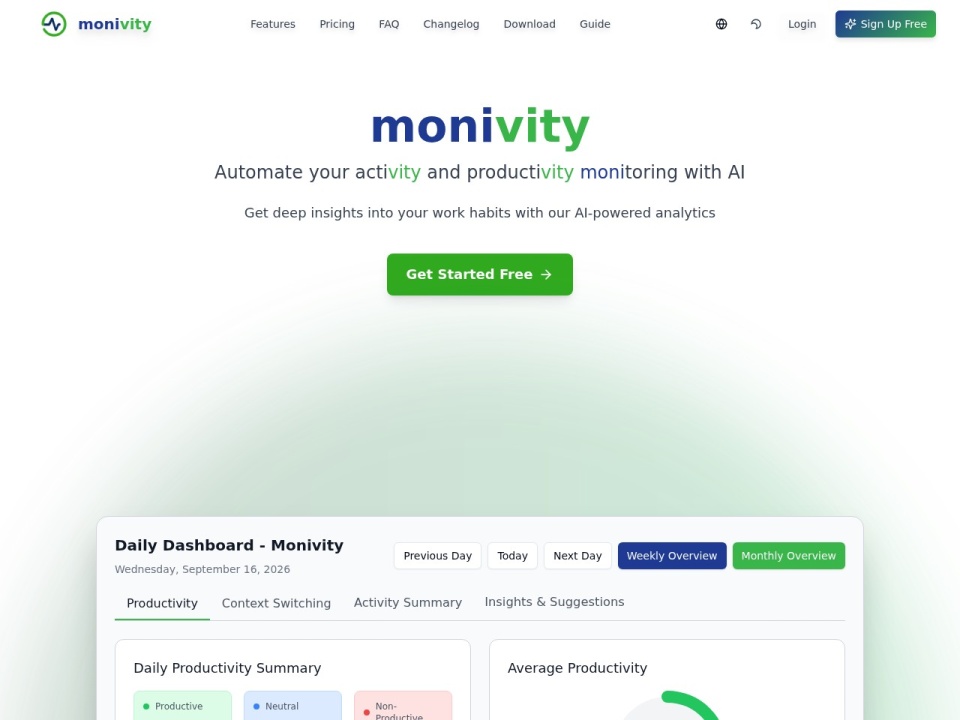 Monivity preview