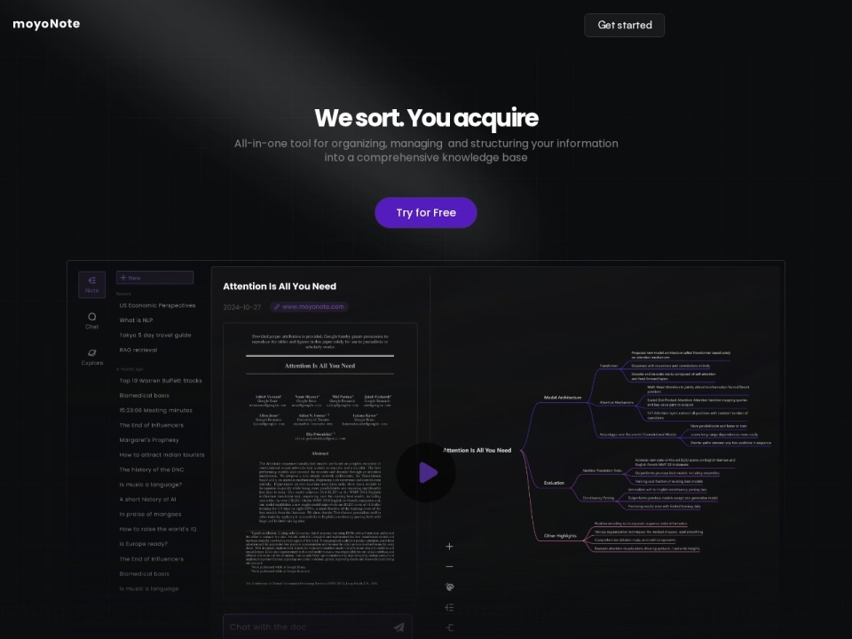 Moyonote preview