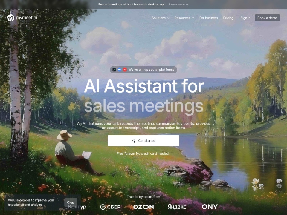 Mymeet AI preview