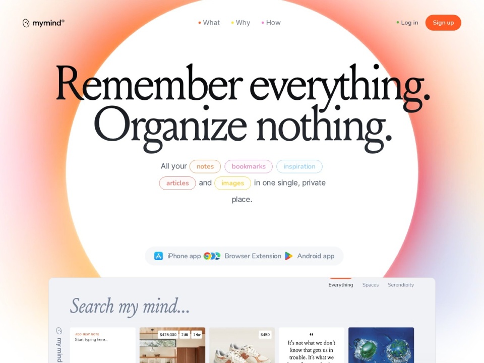 mymind preview