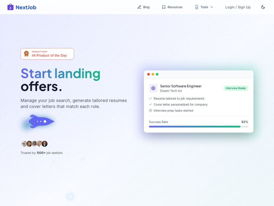 Nextjob preview