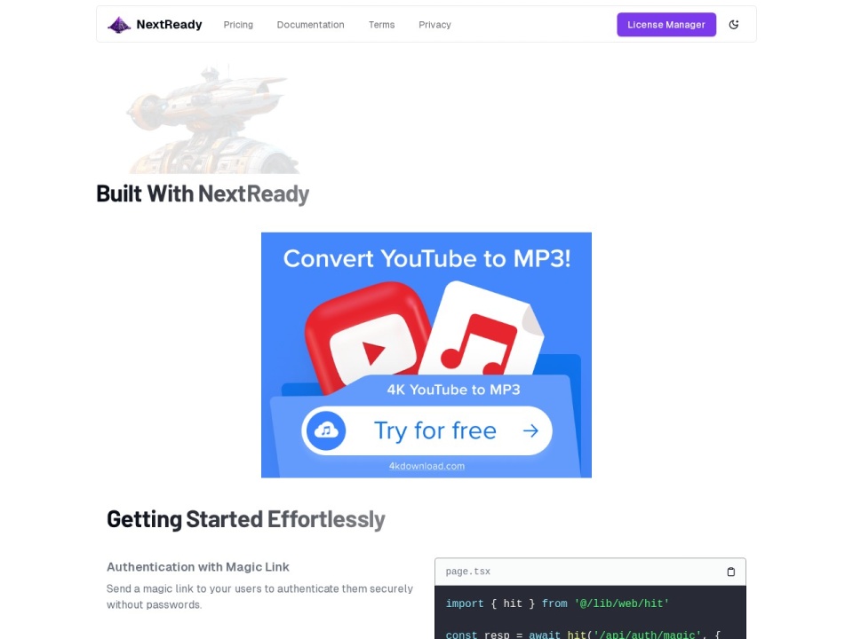 Nextready preview