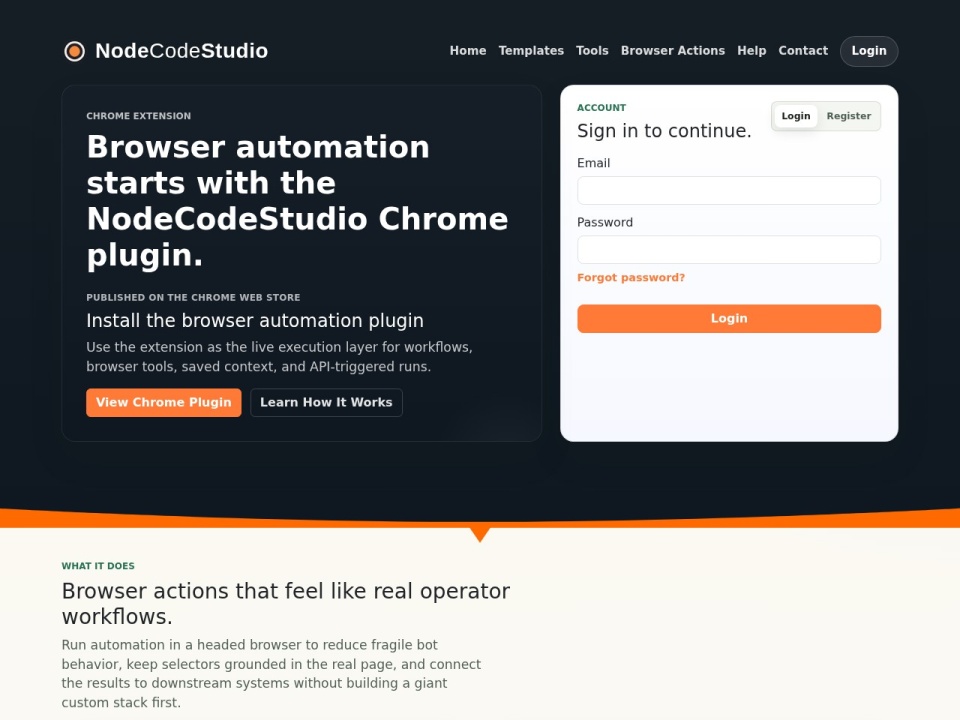 Node Code Studio preview