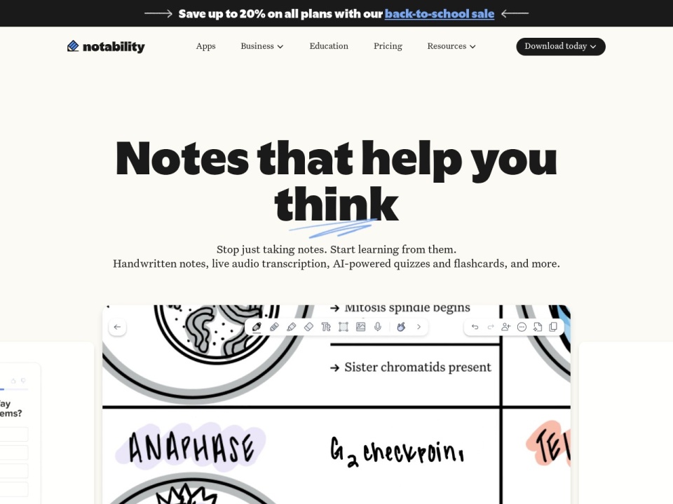 Notability.ai preview