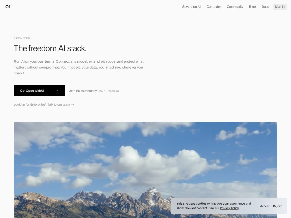 Open WebUI preview