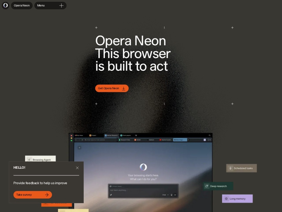 Opera Neon preview