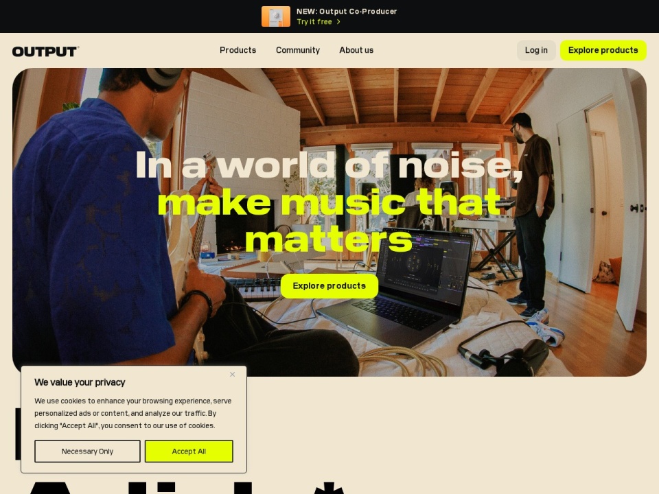 Output preview