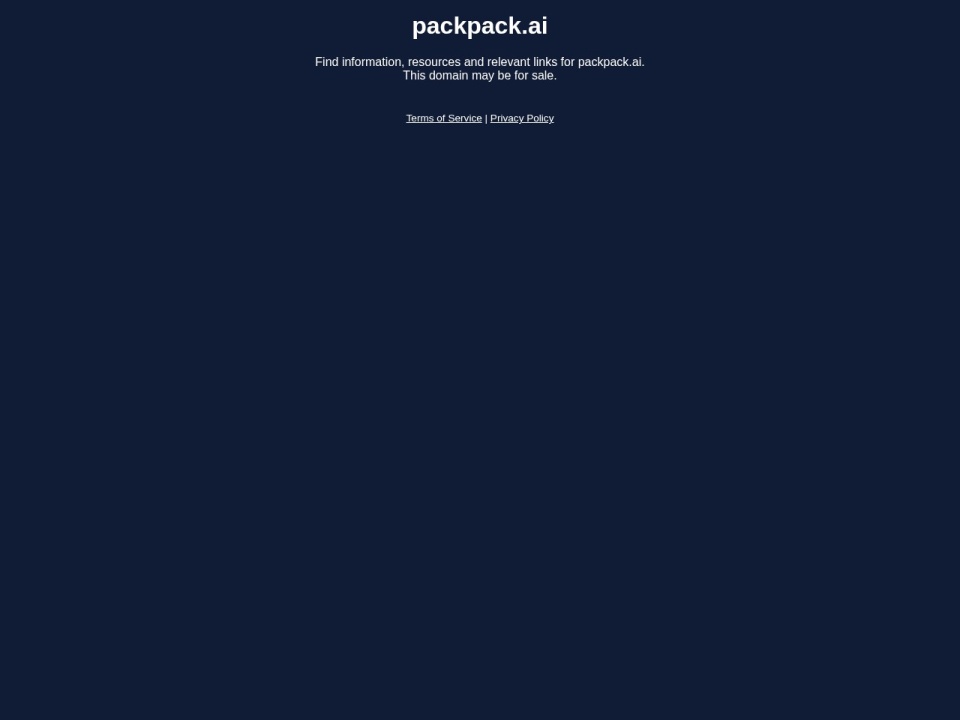 Packpack preview