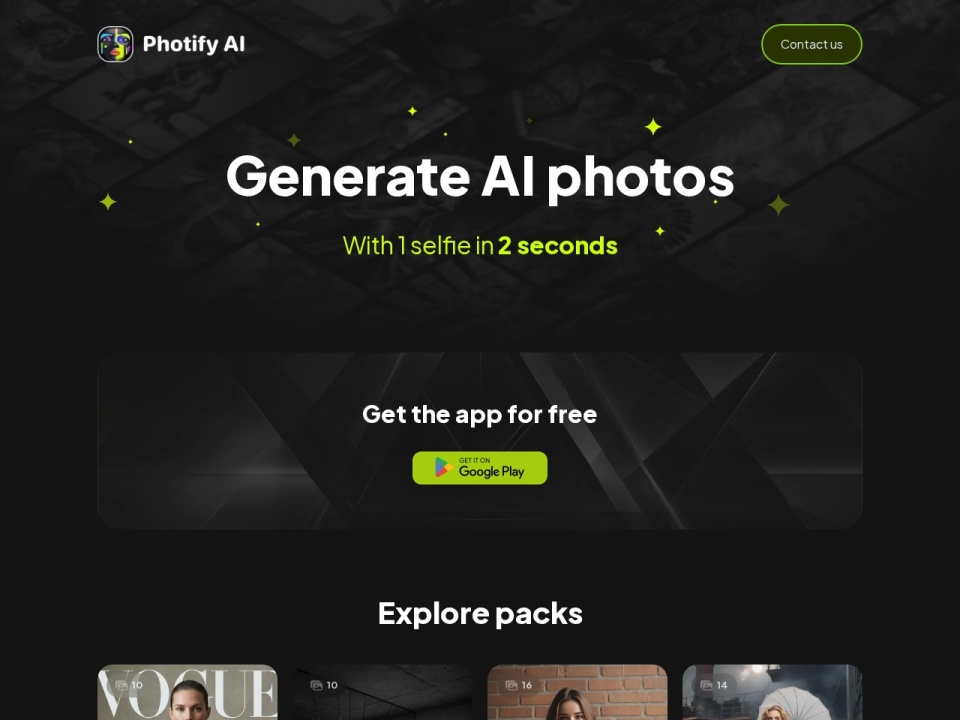 Photify AI preview