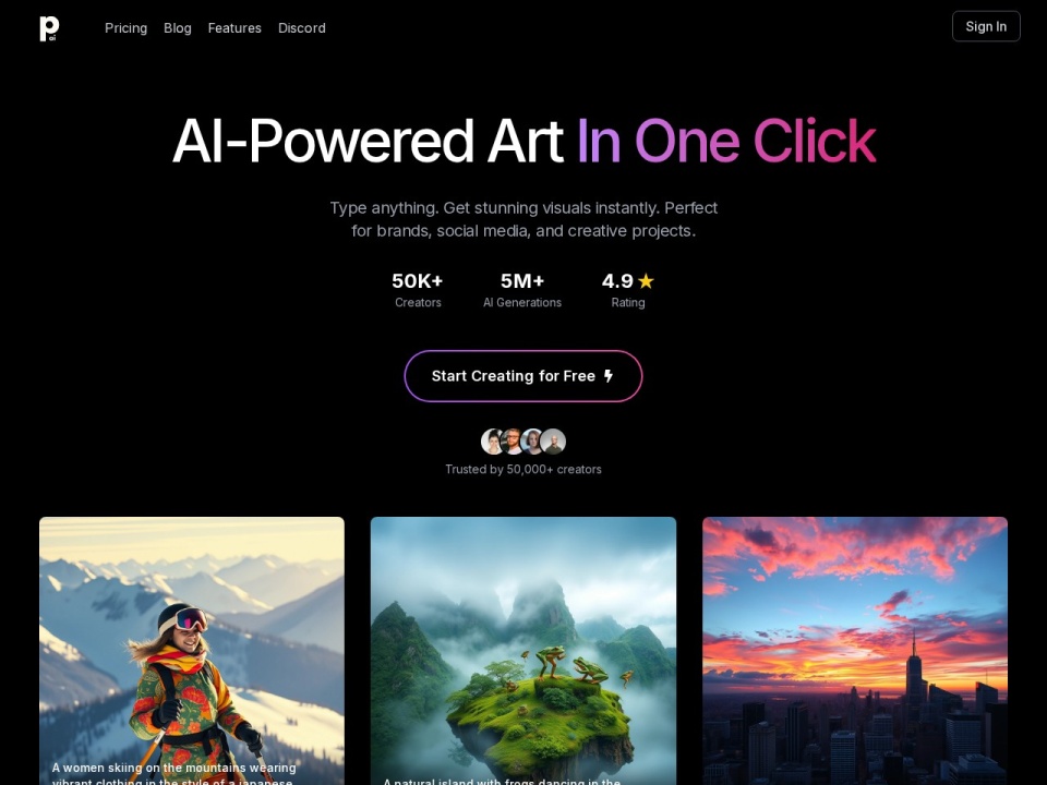 Photogenius AI preview