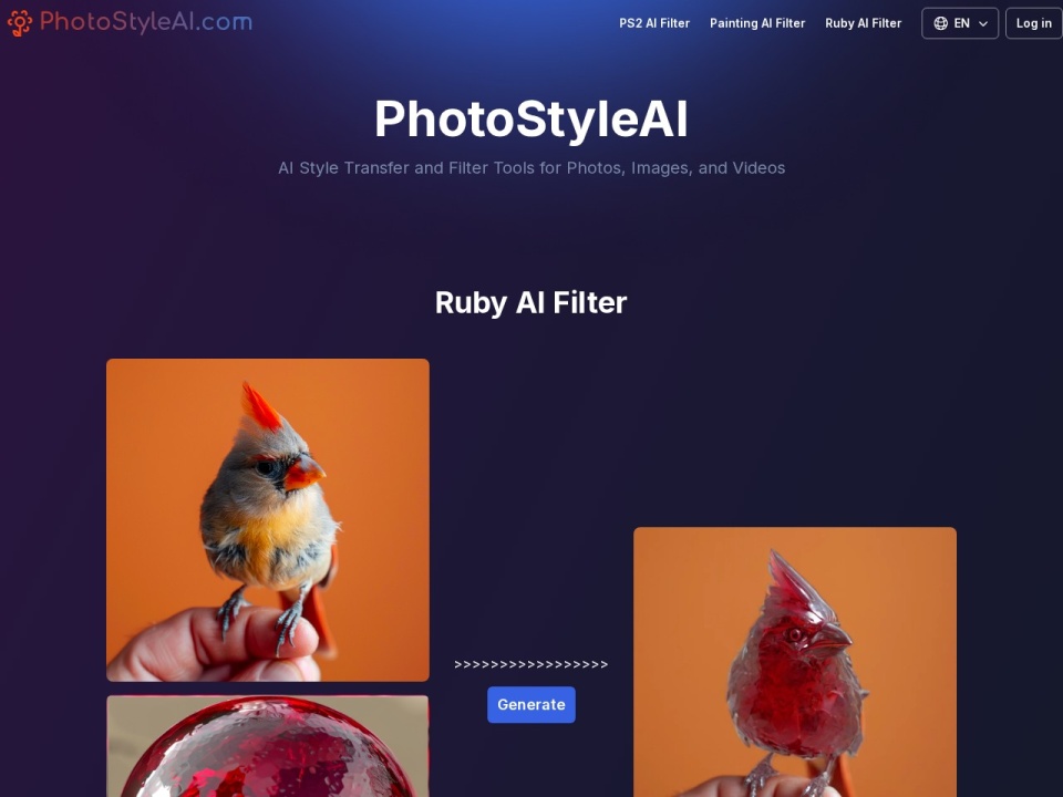 Ps2 AI Filter By Photostyleai preview