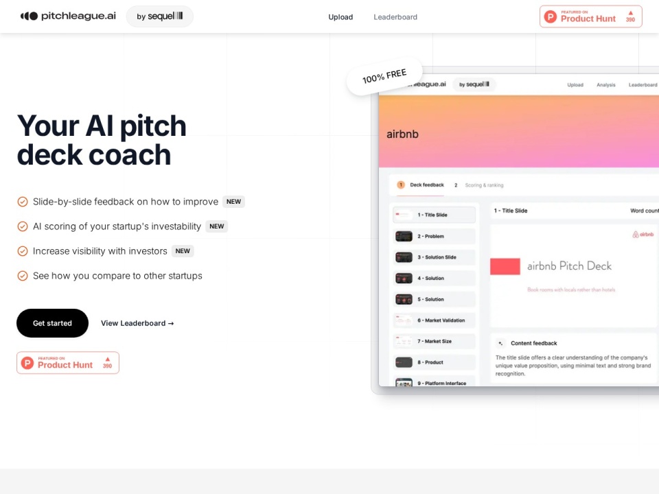 Pitchleague AI preview