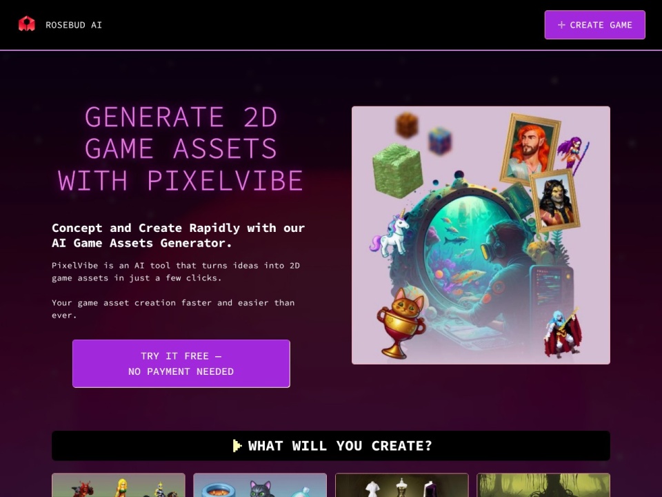 Pixelvibe preview