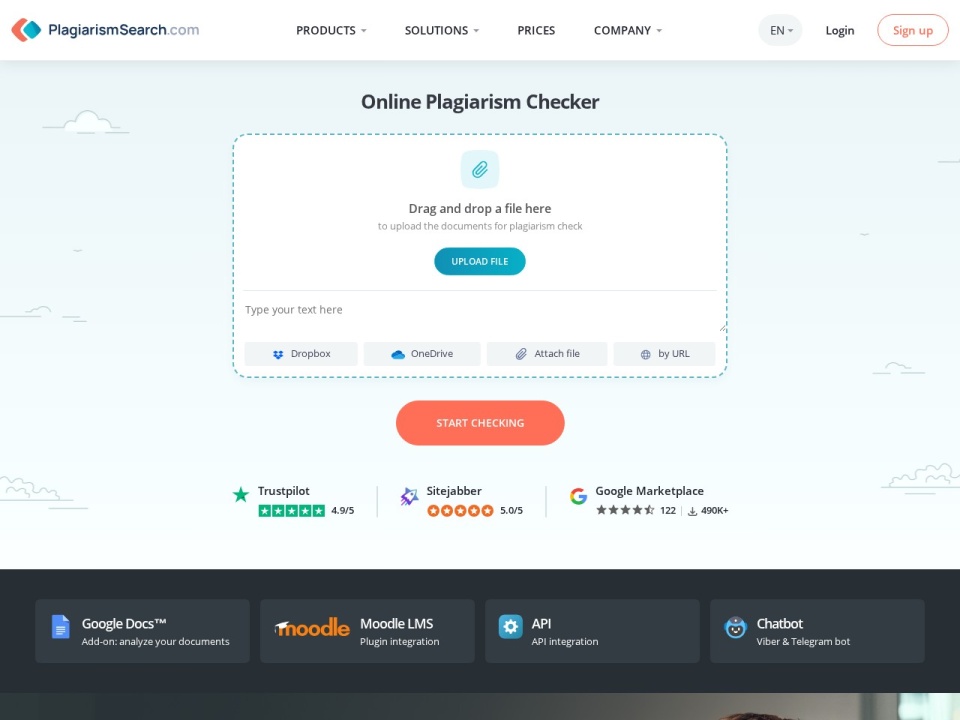 Plagiarismsearch preview