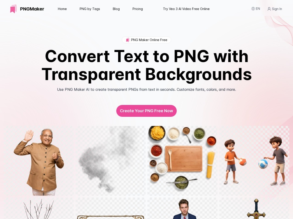 Pngmaker Io Convert Text To Png Quickly preview