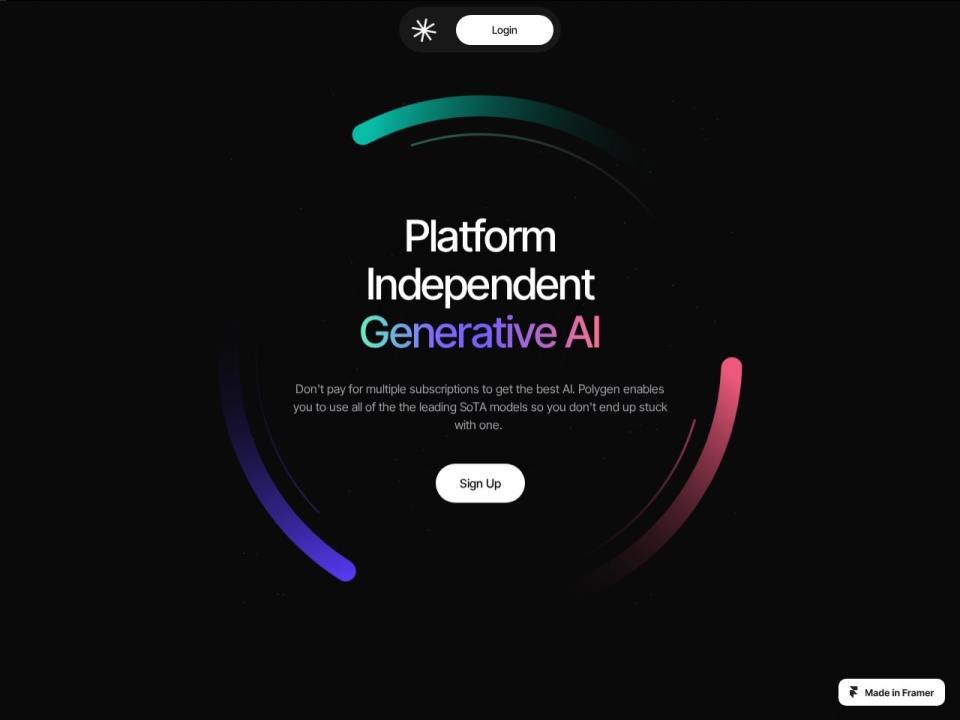 Polygen Studio preview