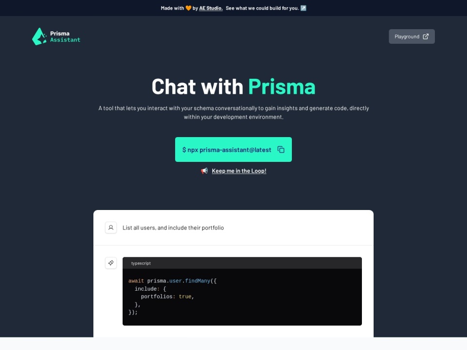 Prisma Assistant preview