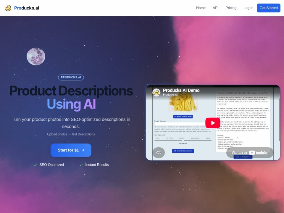 Producks AI preview
