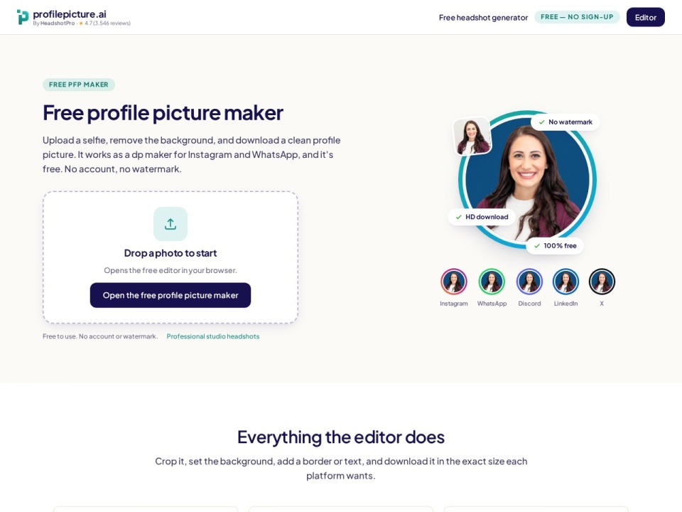 Profilepicturemaker preview
