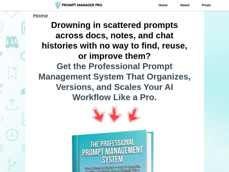 Prompt Manager Pro preview