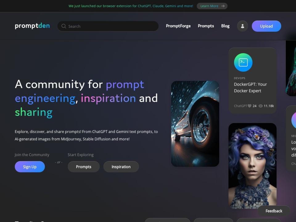 PromptDen preview