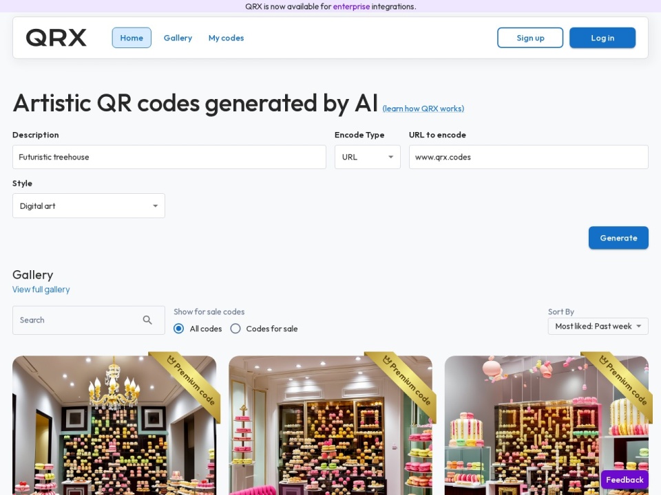Qrx Codes preview